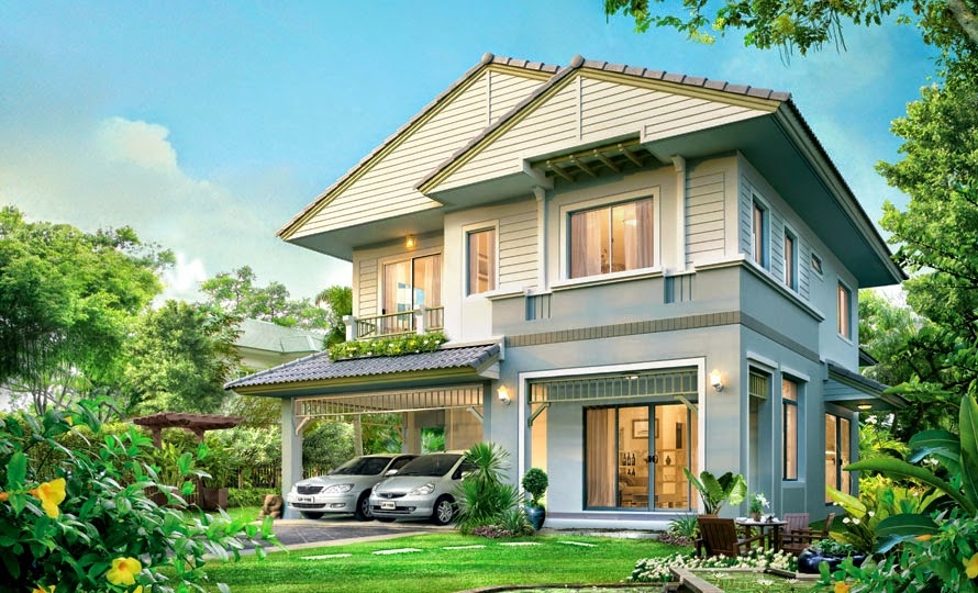 Mẫu biệt thự 2 tầng kiểu Pháp đẹp